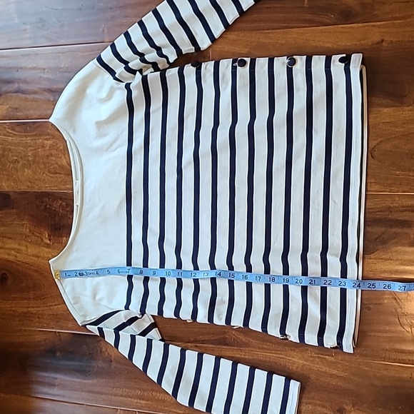 🌸Host Pick🌸 Sezane Noan Stripe Top with Side Buttons - Picture 7 of 13